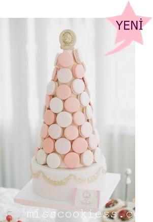 french-macaron-tower-wedding-cake